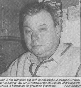 Die Handgranate im Küchenschrank - Feuerwerker Karl-<b>Heinz Hartmann</b> mit dem <b>...</b> - bild010201-1