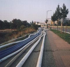 Schlauchstrecke am Elbe-Park